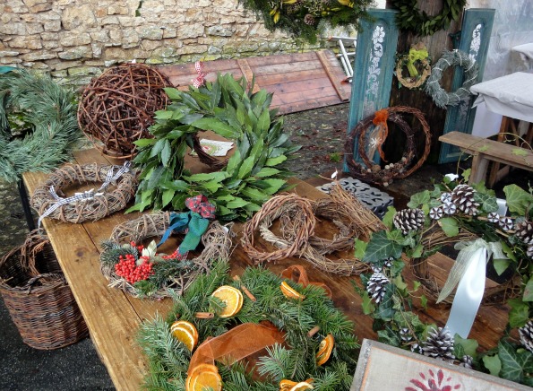 Hege in France Christmas market creations by Louisa Morris