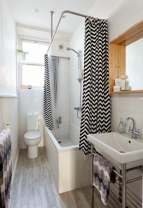 Two Shower Curtains Hege Morris, How To Do Double Shower Curtains