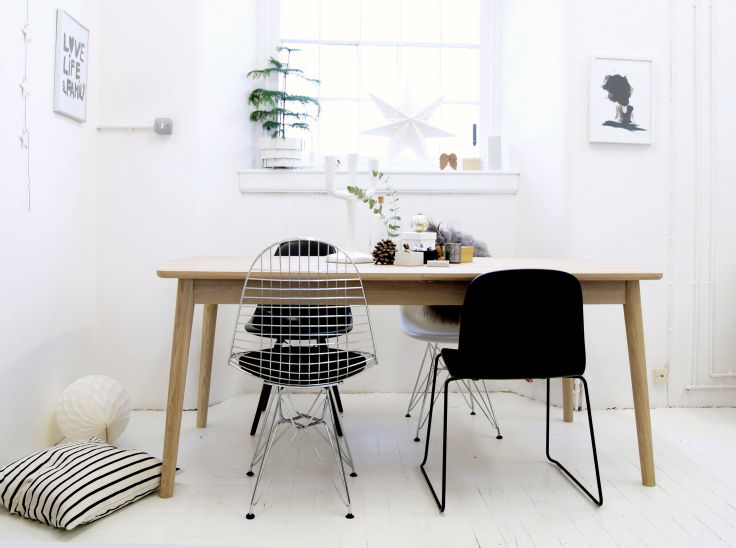 nordic dining room styling with Out & Out Original