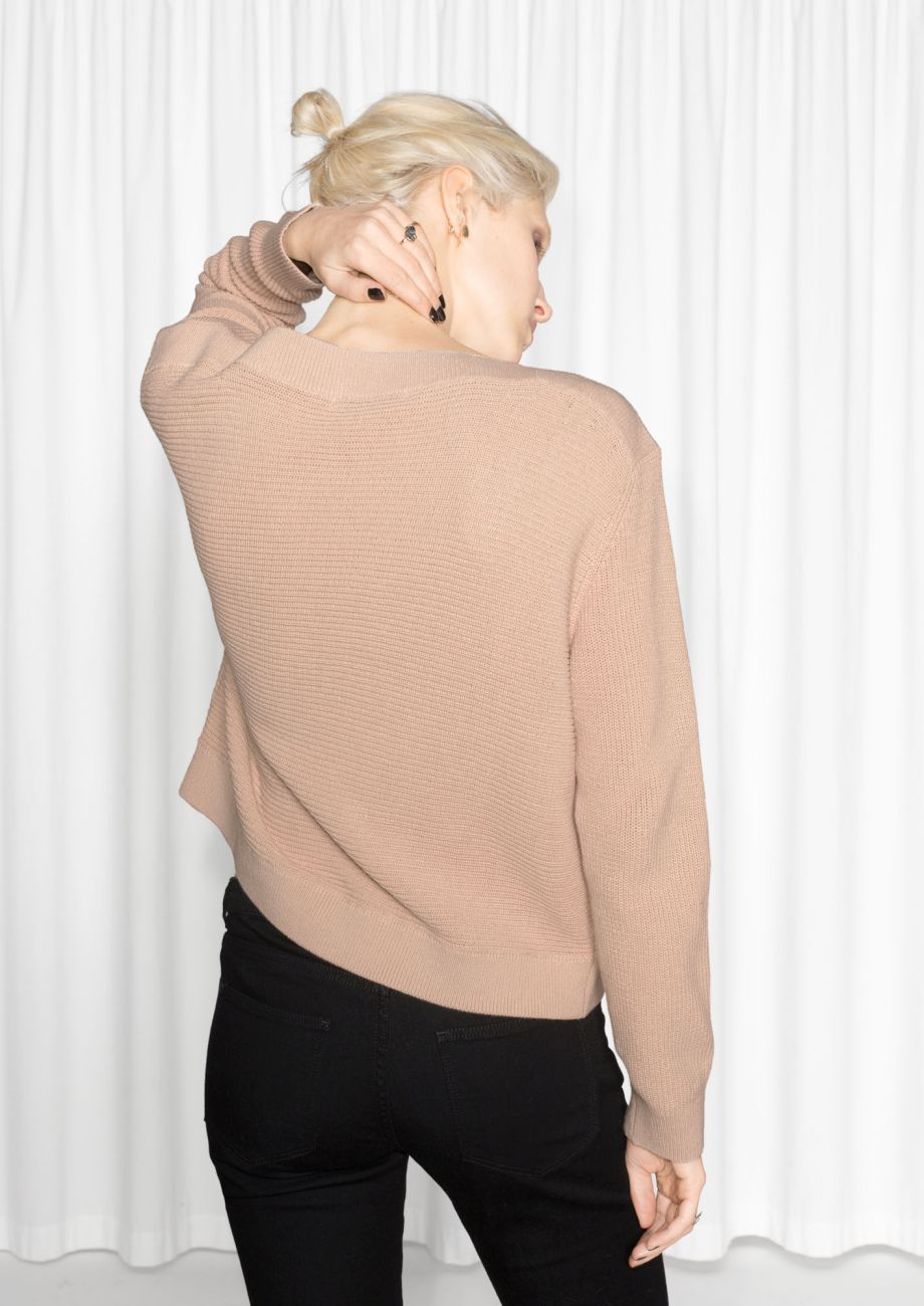 & Other Stories favourite Spring outfit nude jumper