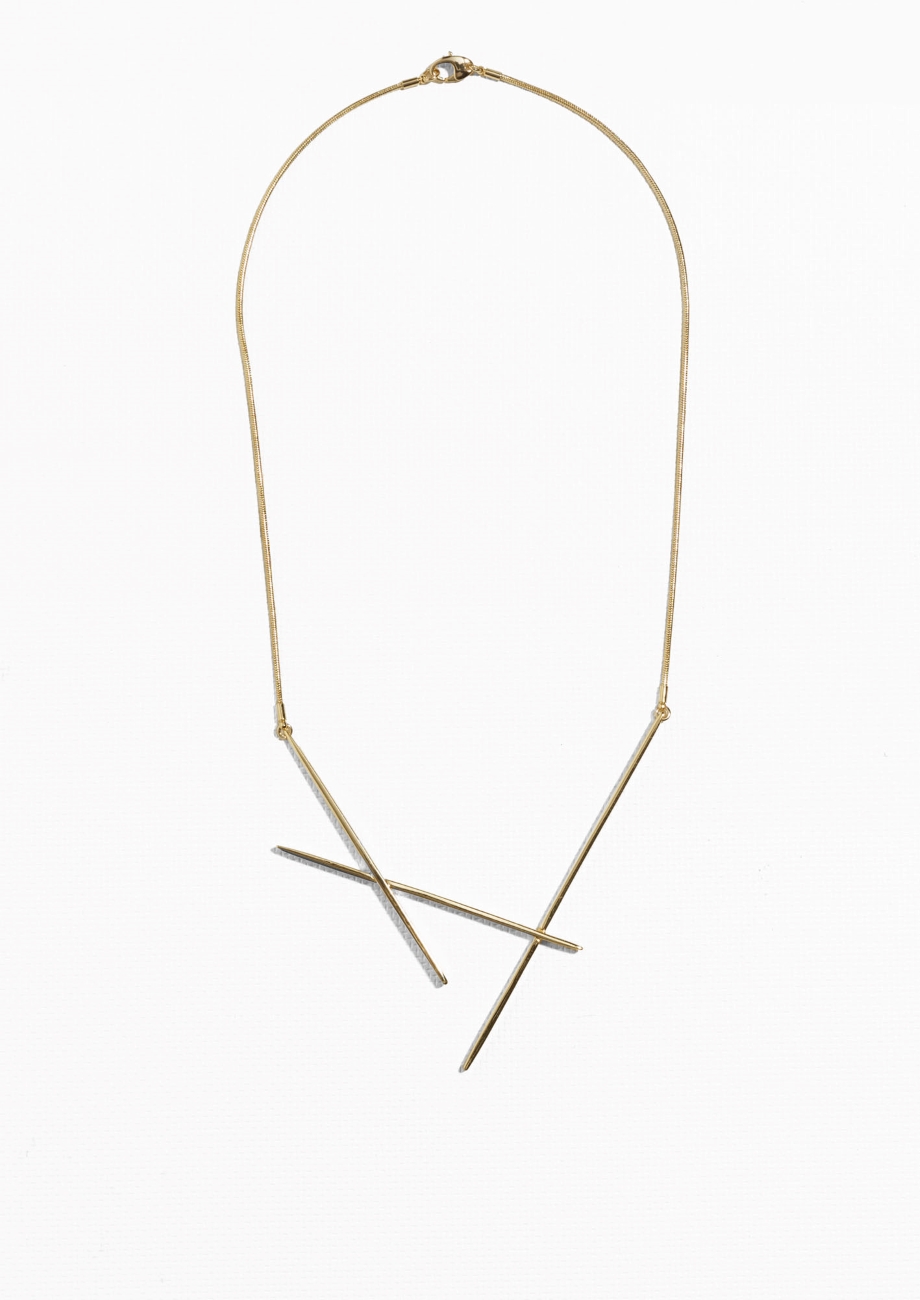 crisscross necklace from & other stories