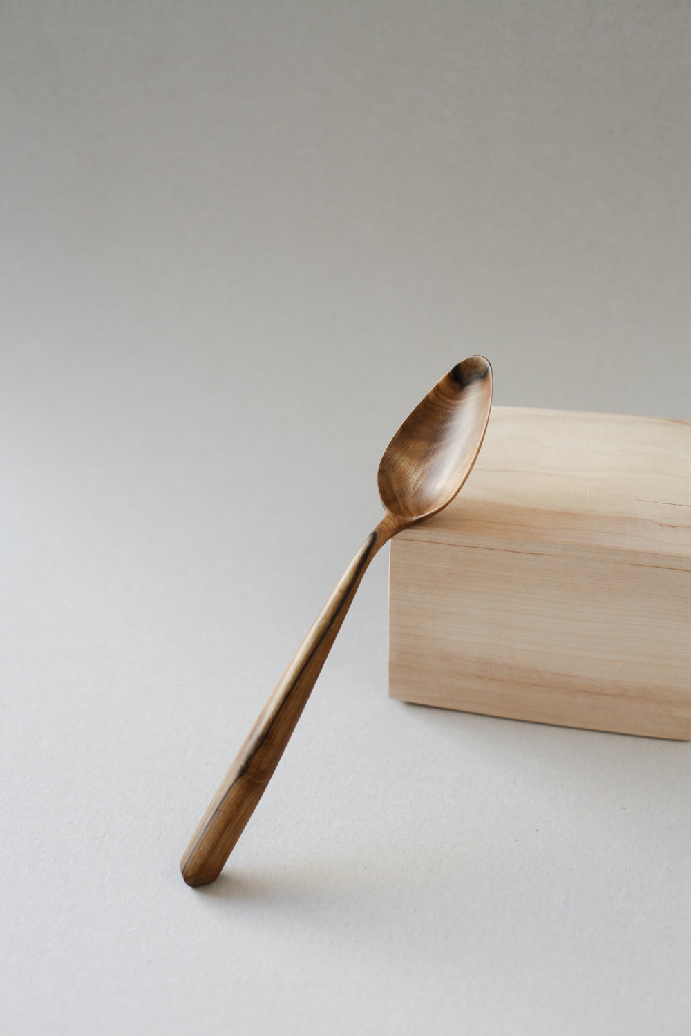 hand crafted walnut spoon