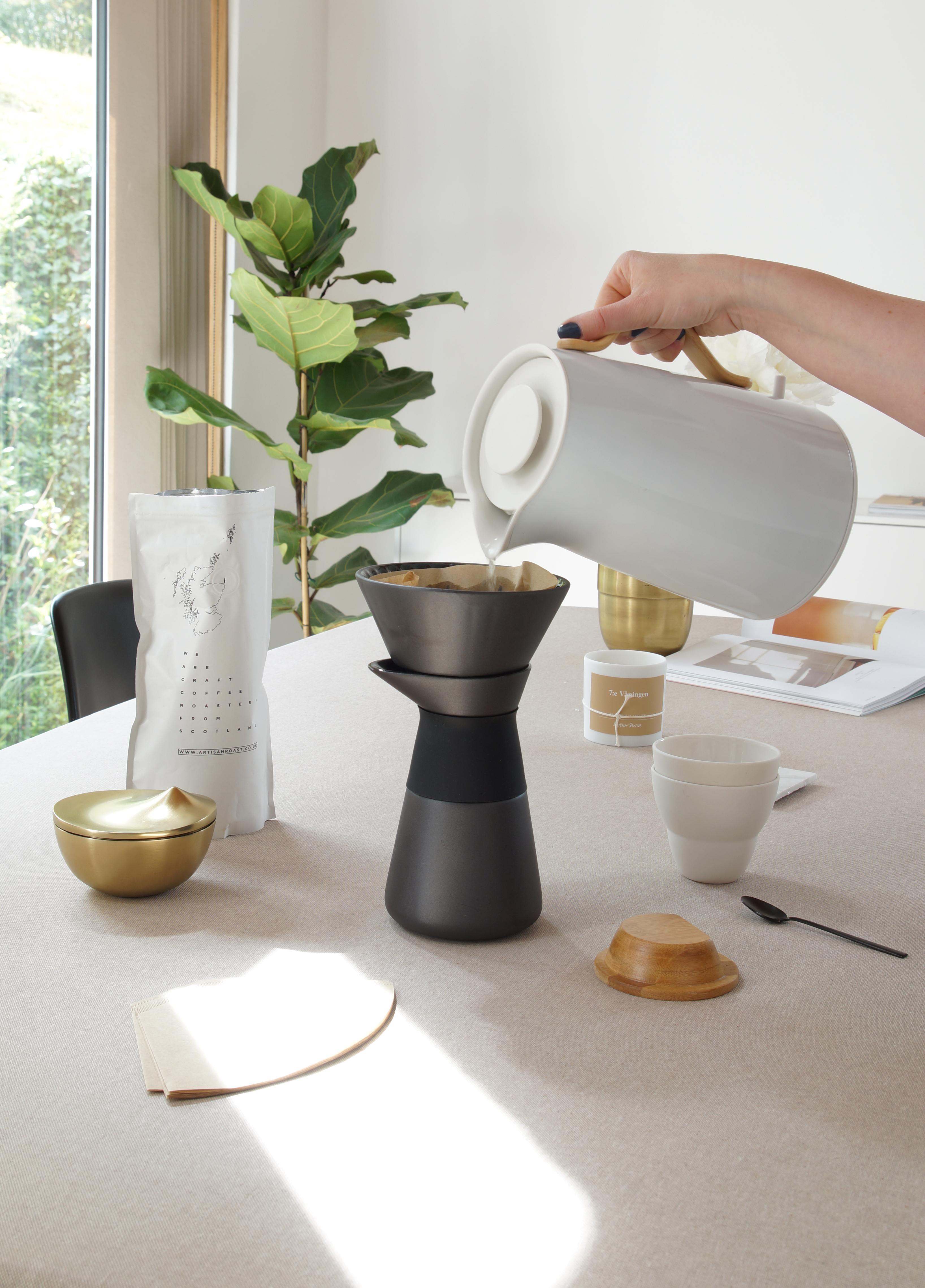 Making time for slow brew coffee - Hege 