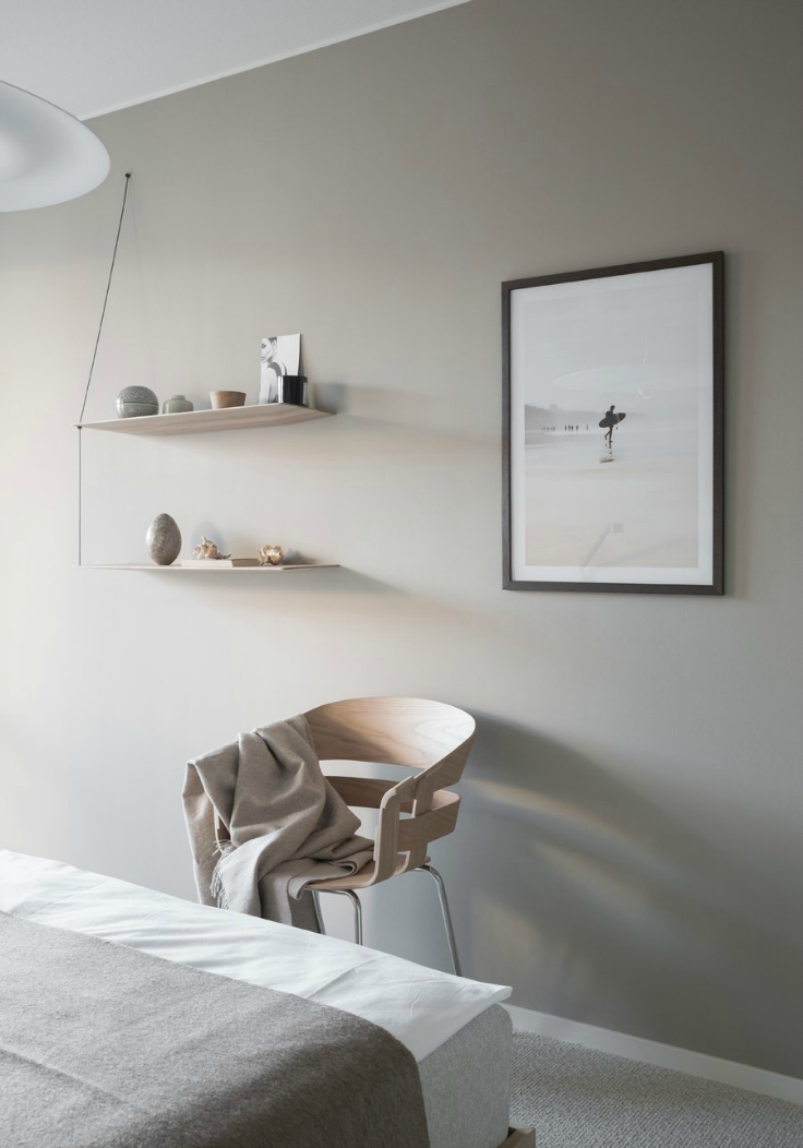 Light grey apartment with pale wood