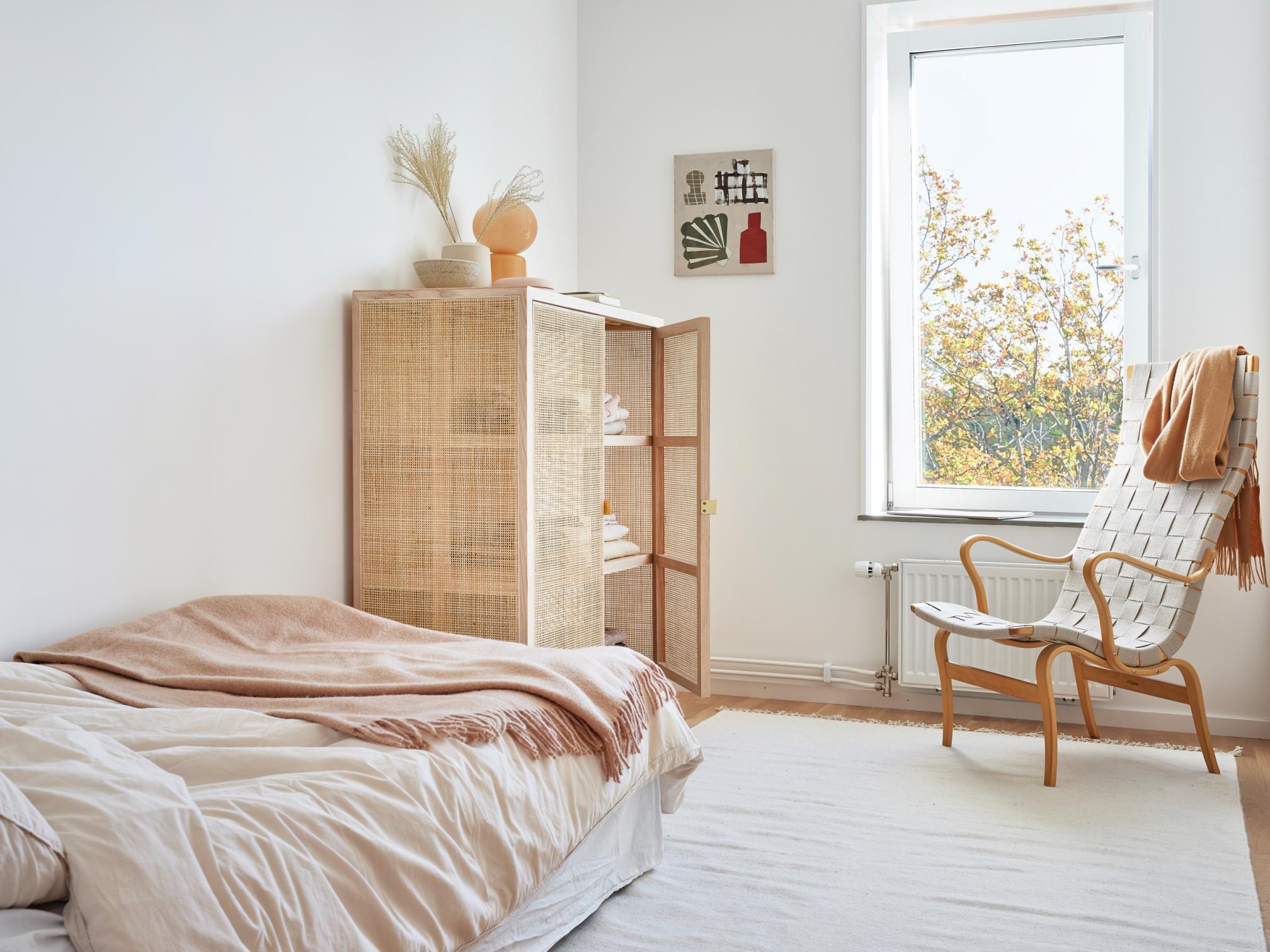 An apartment styled with Autumn colours