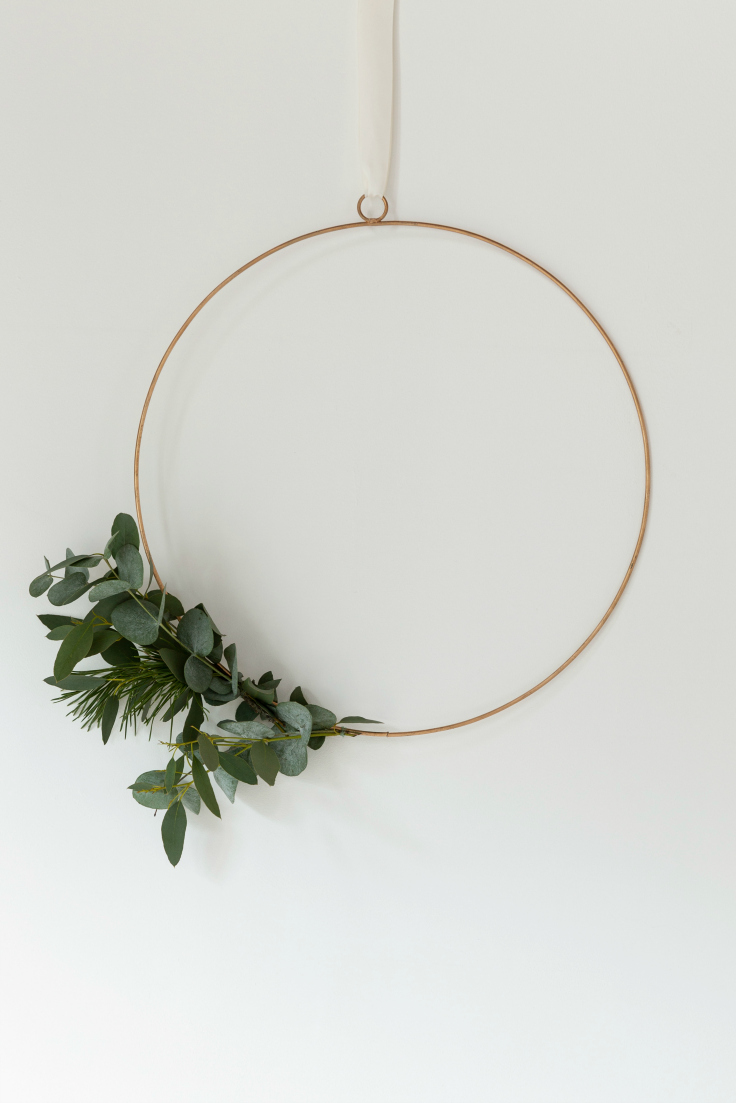 minimal wreath