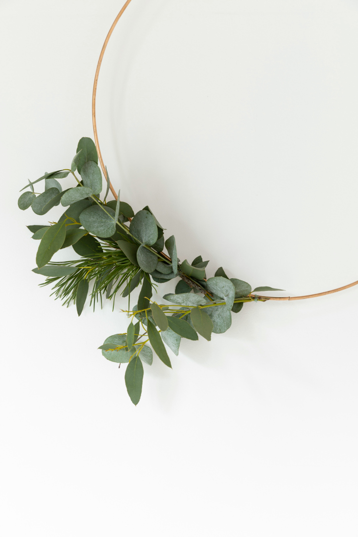minimal wreath