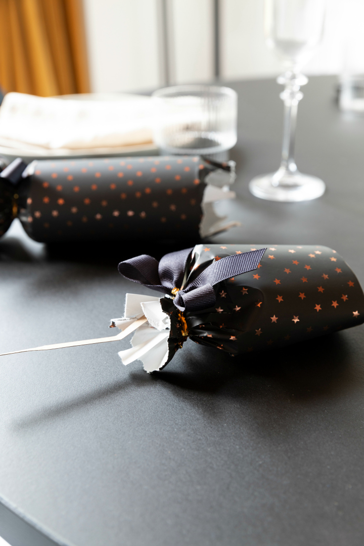 Minimal Christmas table setting with Cox & Cox