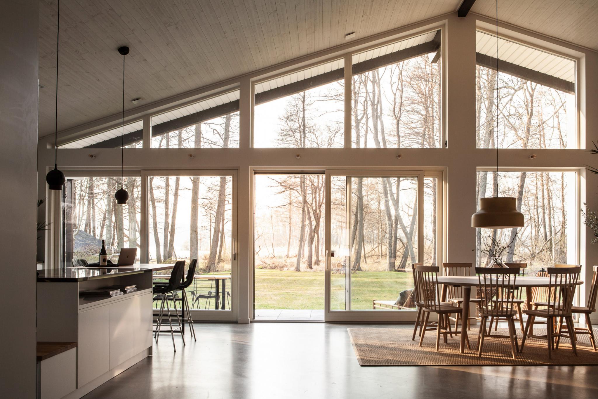 Minimal home with stunning views and natural light