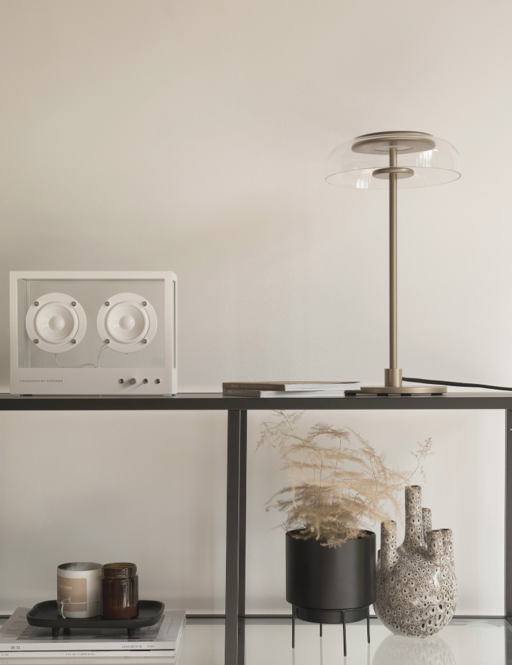 The story behind the minimal Transparent Speaker