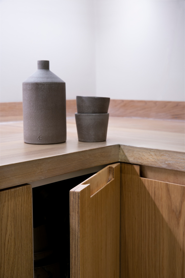 Kitchen styling for Custom Fronts with Studio Brae ceramics