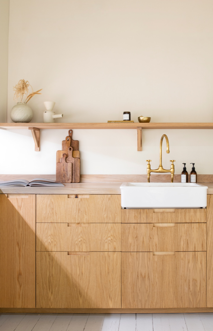 Kitchen styling for Custom Fronts with Studio Brae ceramics