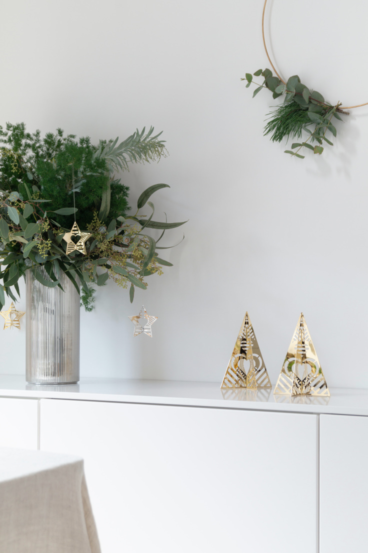 Georg Jensen Collectibles styled with foliage