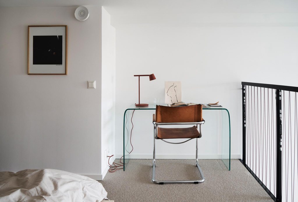 Stockholm apartment with double height living space