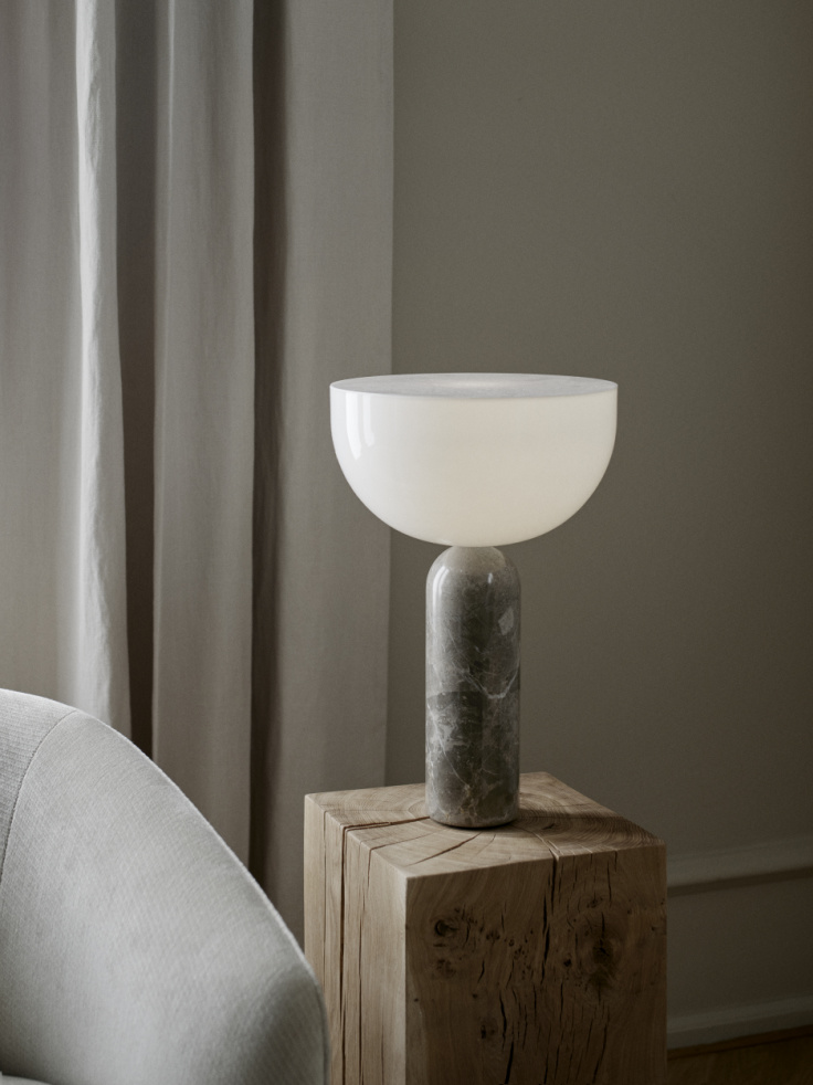 Kizu Table Lamp Spring NEWS 2021 neutral décor with earthy tones from Danish Design Brand New Works Studio 