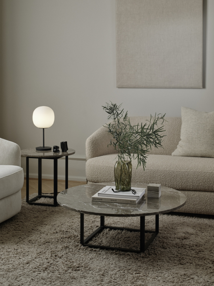 Florence Coffee and Side Table Spring NEWS 2021 neutral décor with earthy tones from Danish Design Brand New Works Studio 