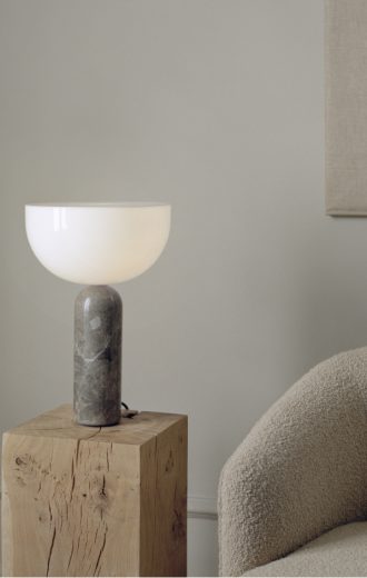 Kizu Table Lamp Spring NEWS 2021 neutral dÃ©cor with earthy tones from Danish Design Brand New Works Studio