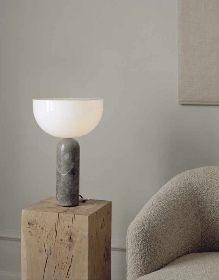 Kizu Table Lamp Spring NEWS 2021 neutral décor with earthy tones from Danish Design Brand New Works Studio