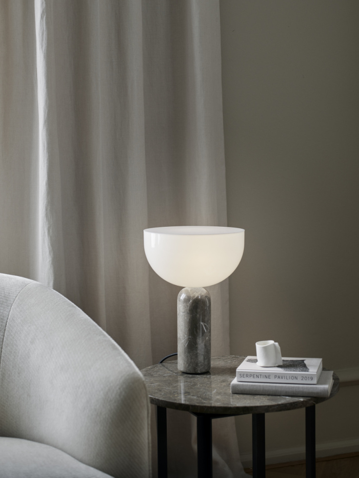 Kizu Table Lamp Spring NEWS 2021 neutral décor with earthy tones from Danish Design Brand New Works Studio 